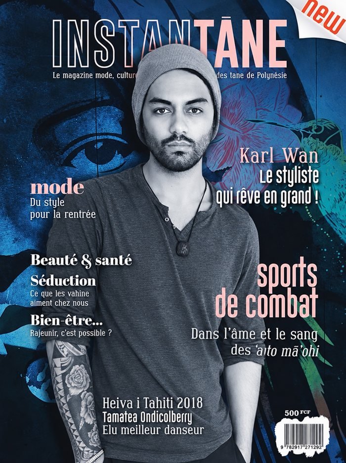 Couverture du magazine Instantāne avec Karl Wan